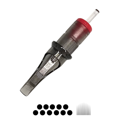 Hex Membrane Needle Cartridge Curved Mag MT 13