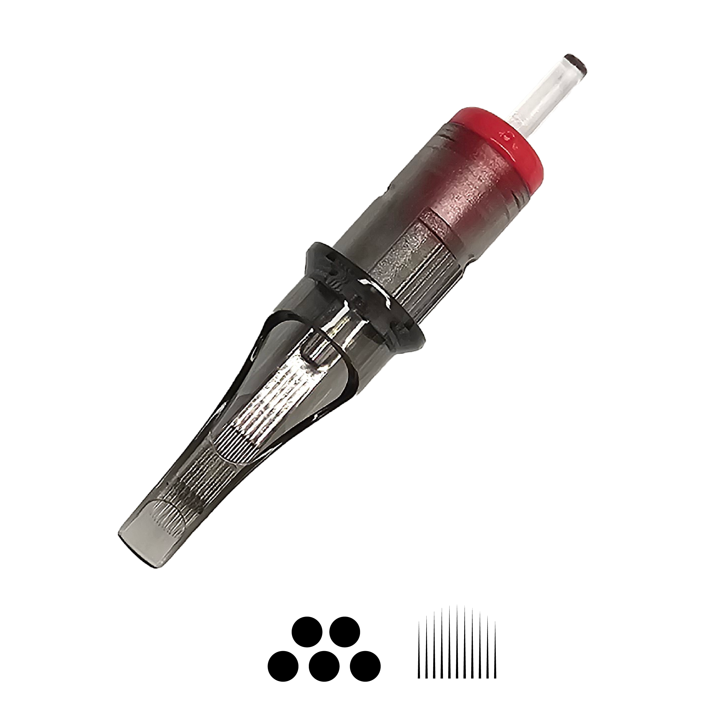 Hex Membrane Needle Cartridge Curved Mag MT 5