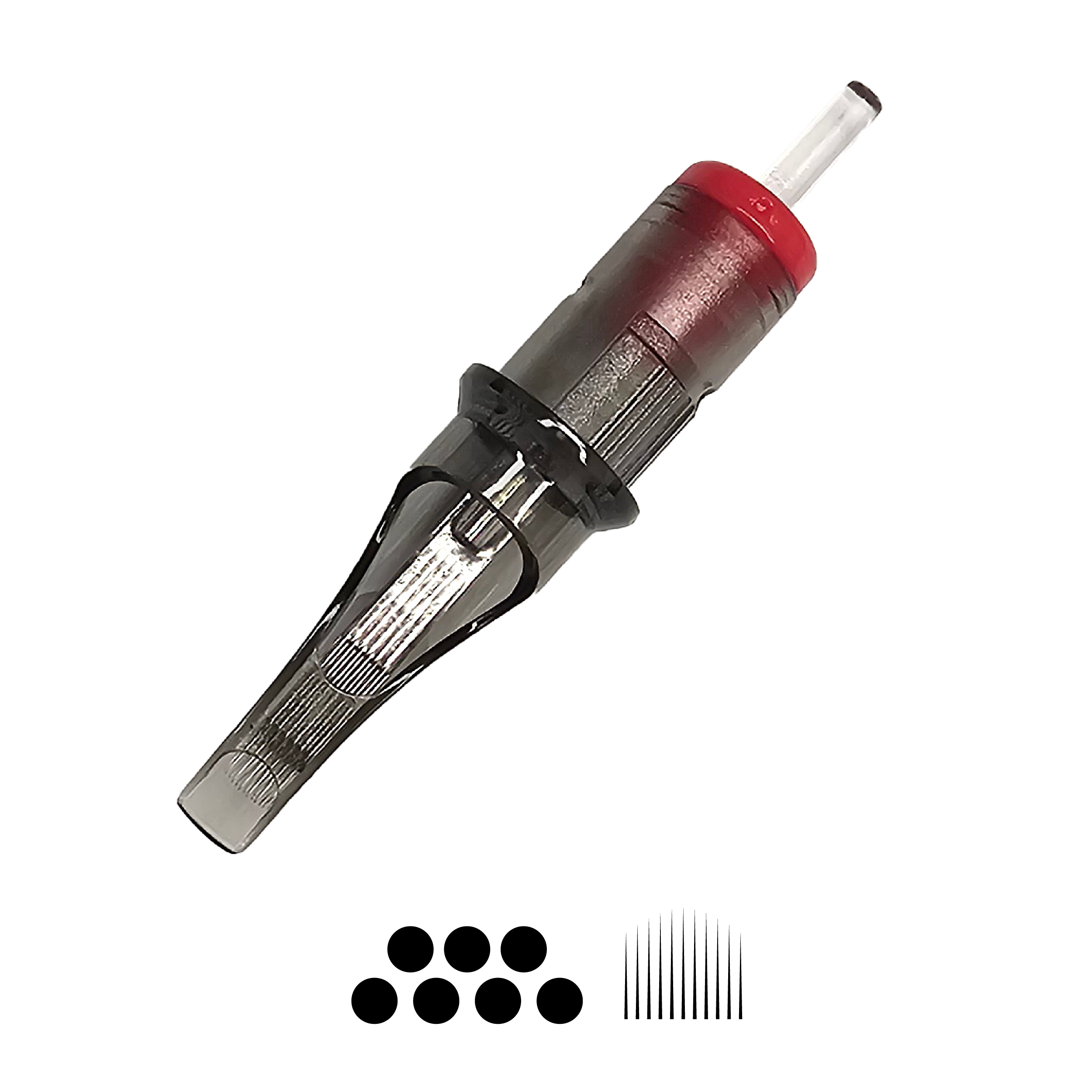 Hex Membrane Needle Cartridge Curved Mag MT 7