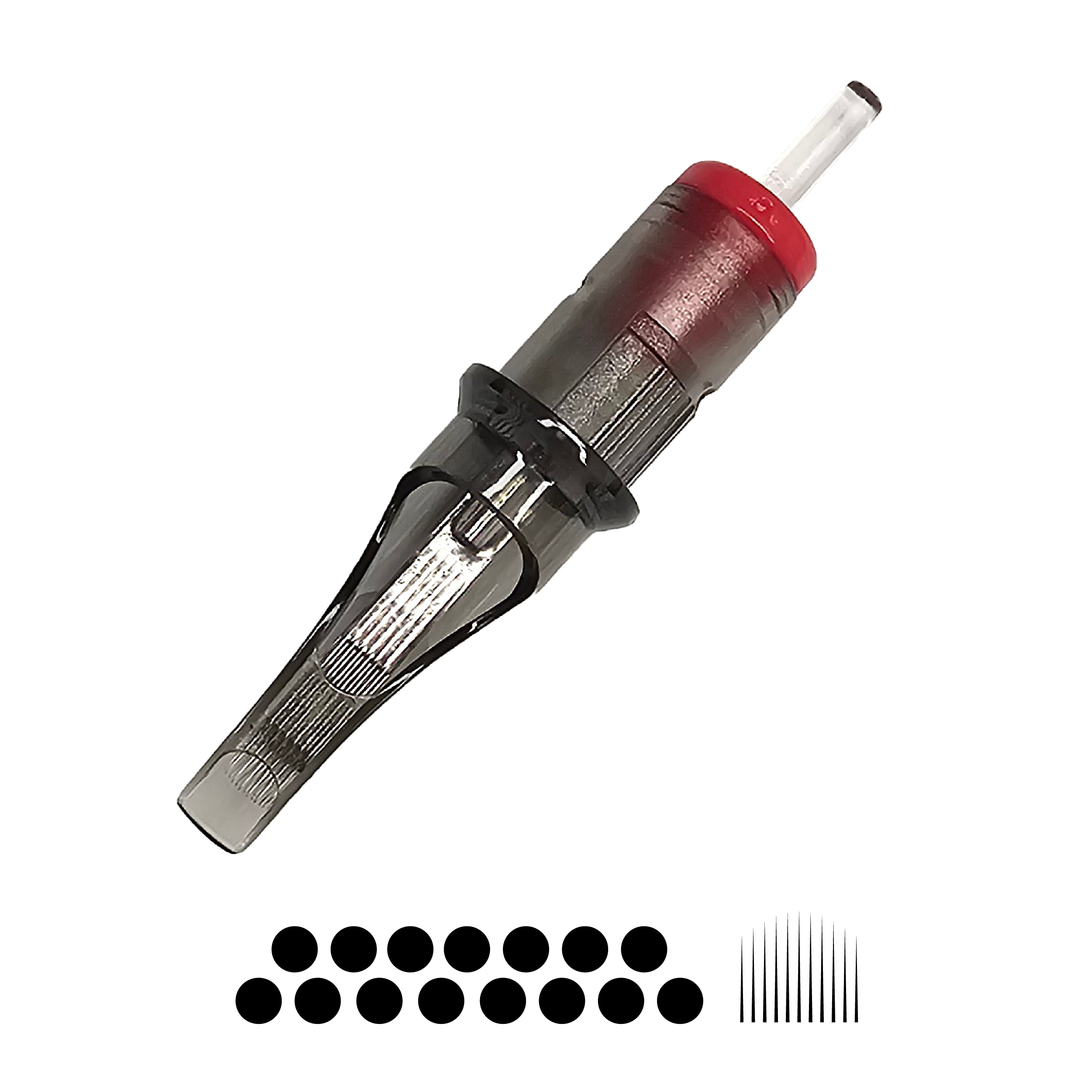 Hex Membrane Needle Cartridge Curved Mag MT 19