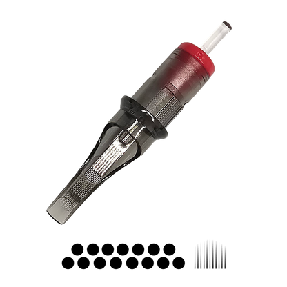 Hex Membrane Needle Cartridge Curved Mag MT 19