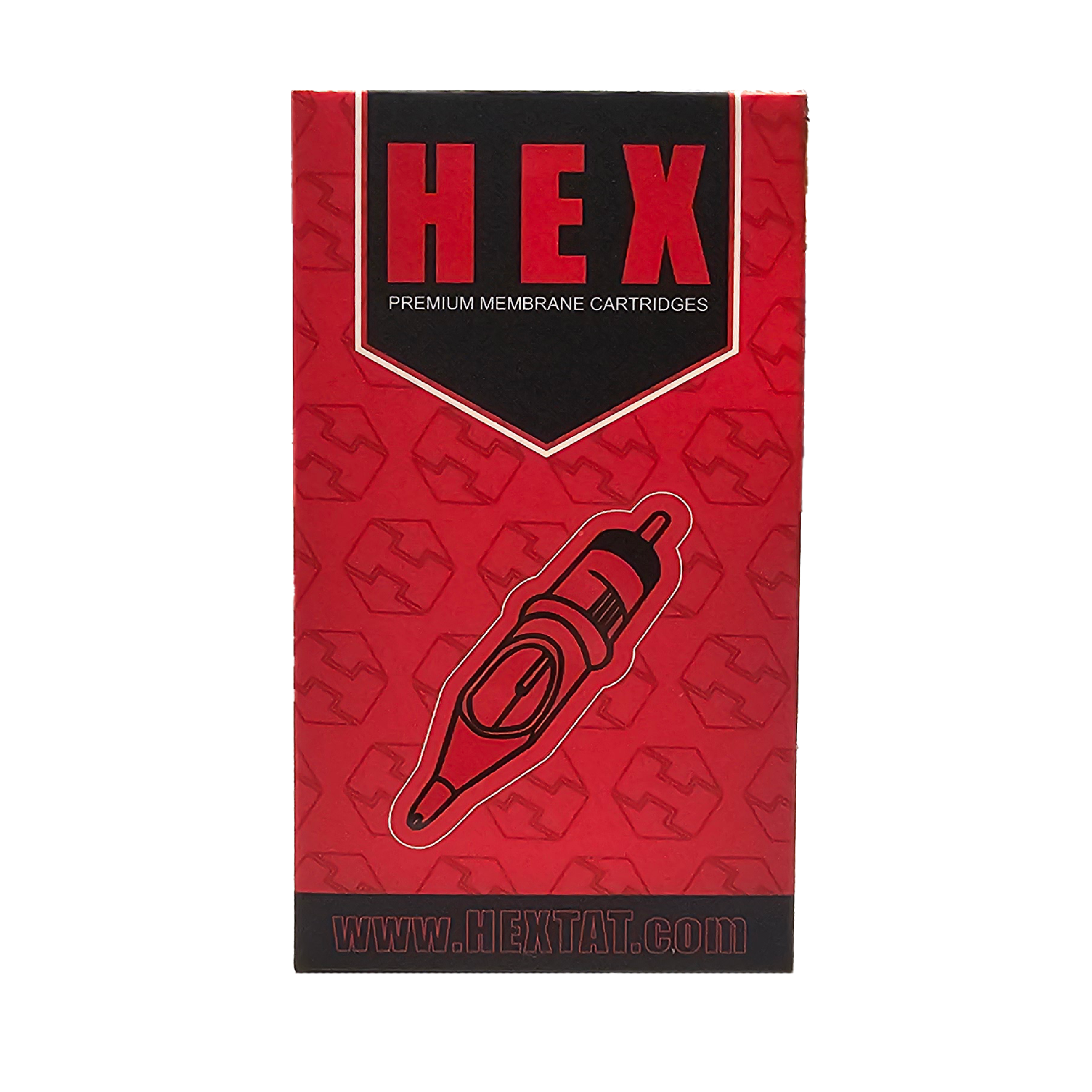 Hex Membrane Needle Cartridge Liner MT Box Front