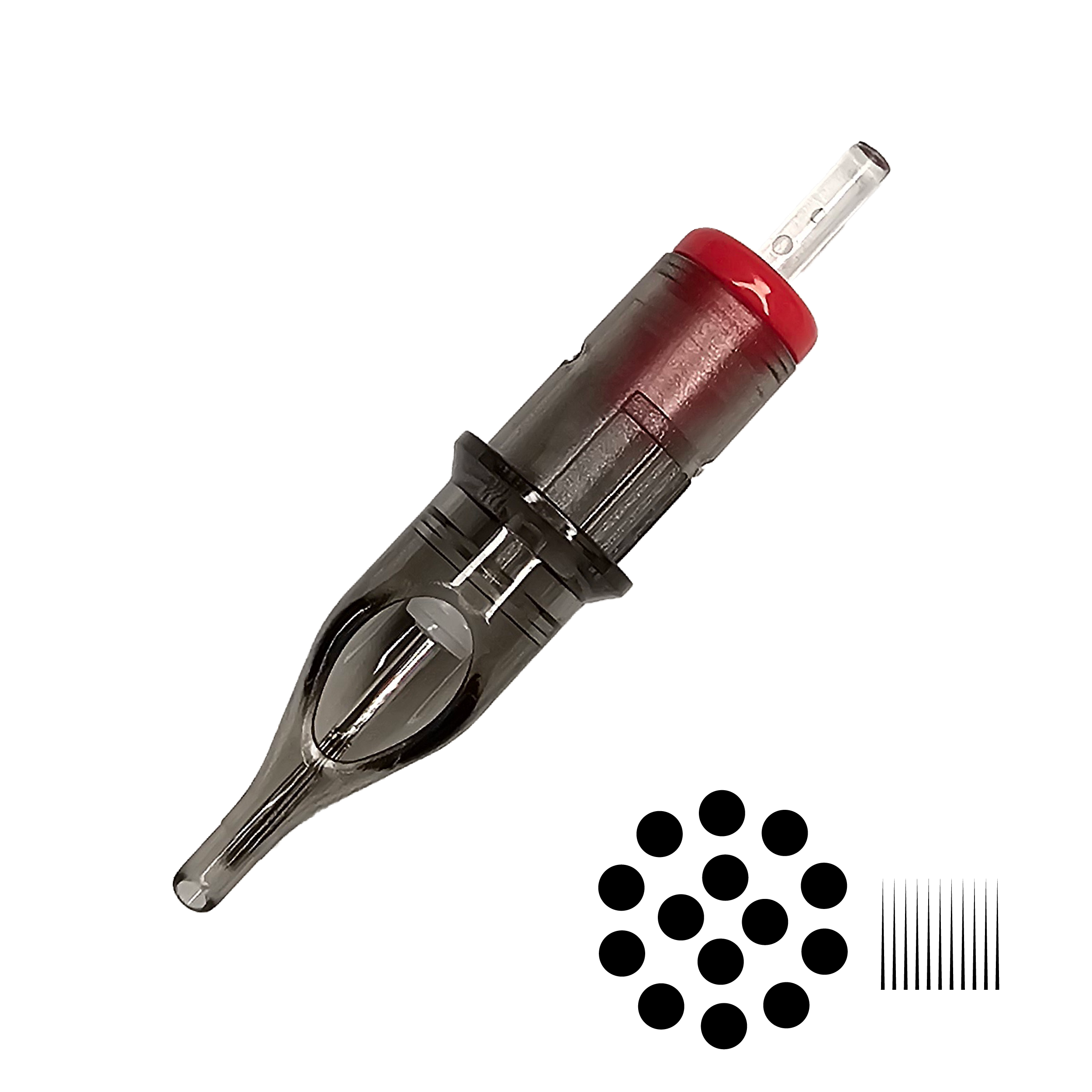 Hex Membrane Needle Cartridge Round Shader 14