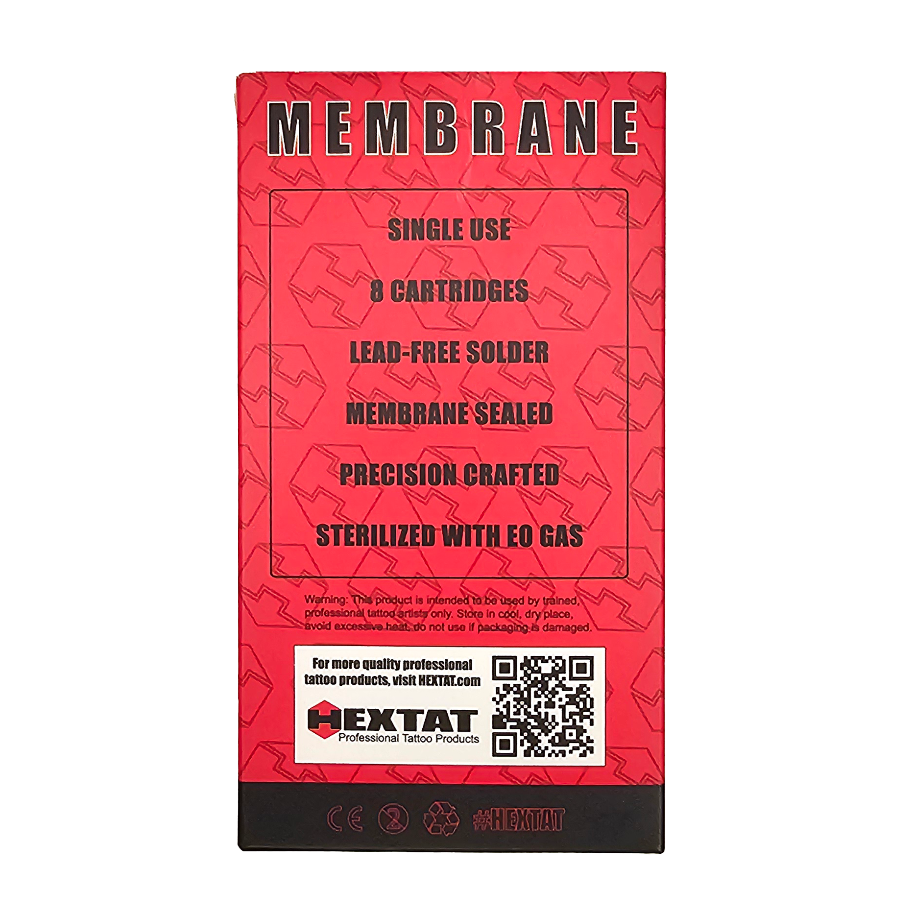 Hex Membrane Needle Cartridge Super Mag Box Back