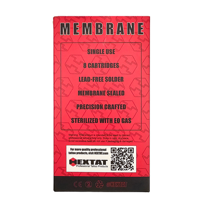Hex Membrane Needle Cartridge Super Mag Box Back