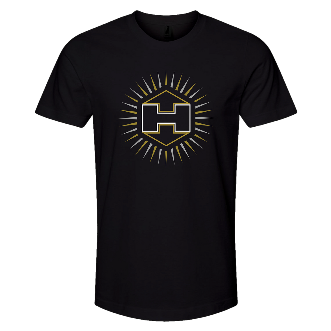 Hextat Badge Sunburst Shirt - Gold