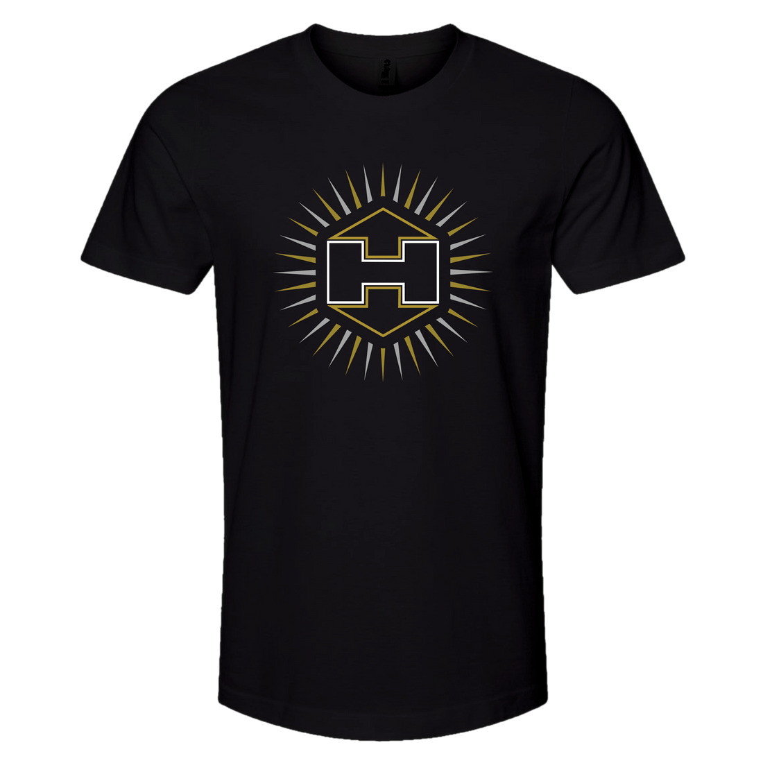 Hextat Badge Sunburst Shirt - Gold