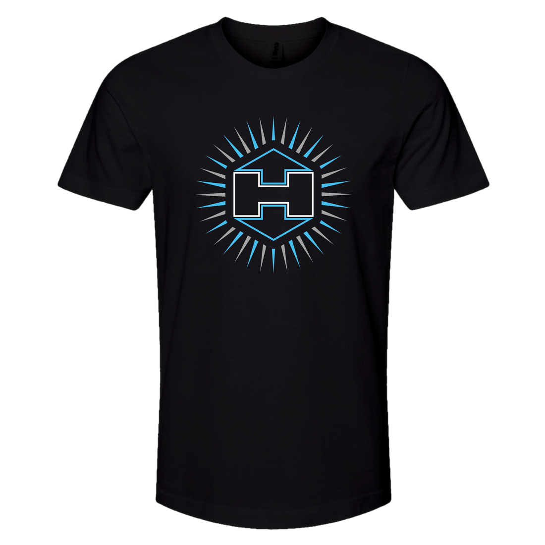 Hextat Badge Sunburst Shirt - Blue