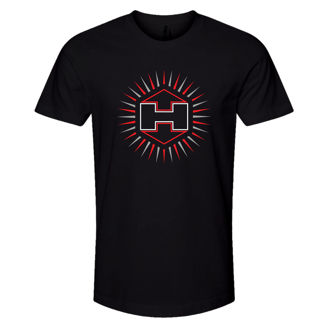 Hextat Badge Sunburst Shirt - Red