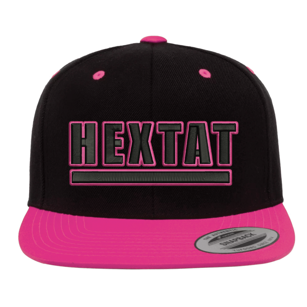 HEXTAT Outline Neon Pink - Snapback