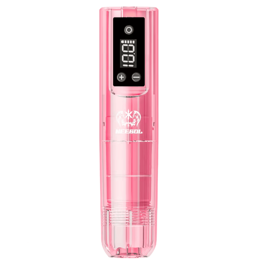 Pink Plastic Wireless Pen Tattoo Machine