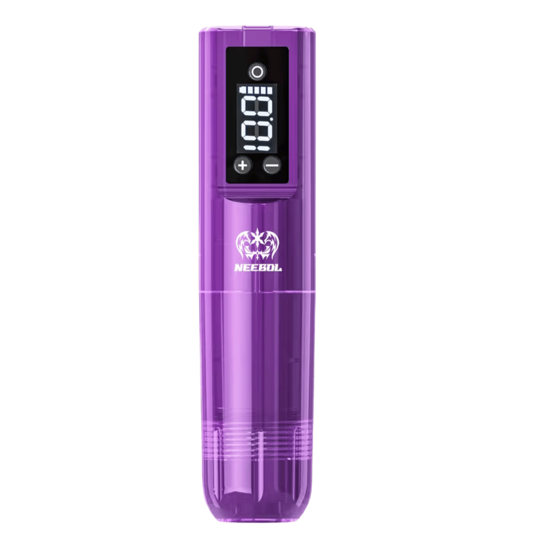 Purple Plastic Wireless Pen Tattoo Machine