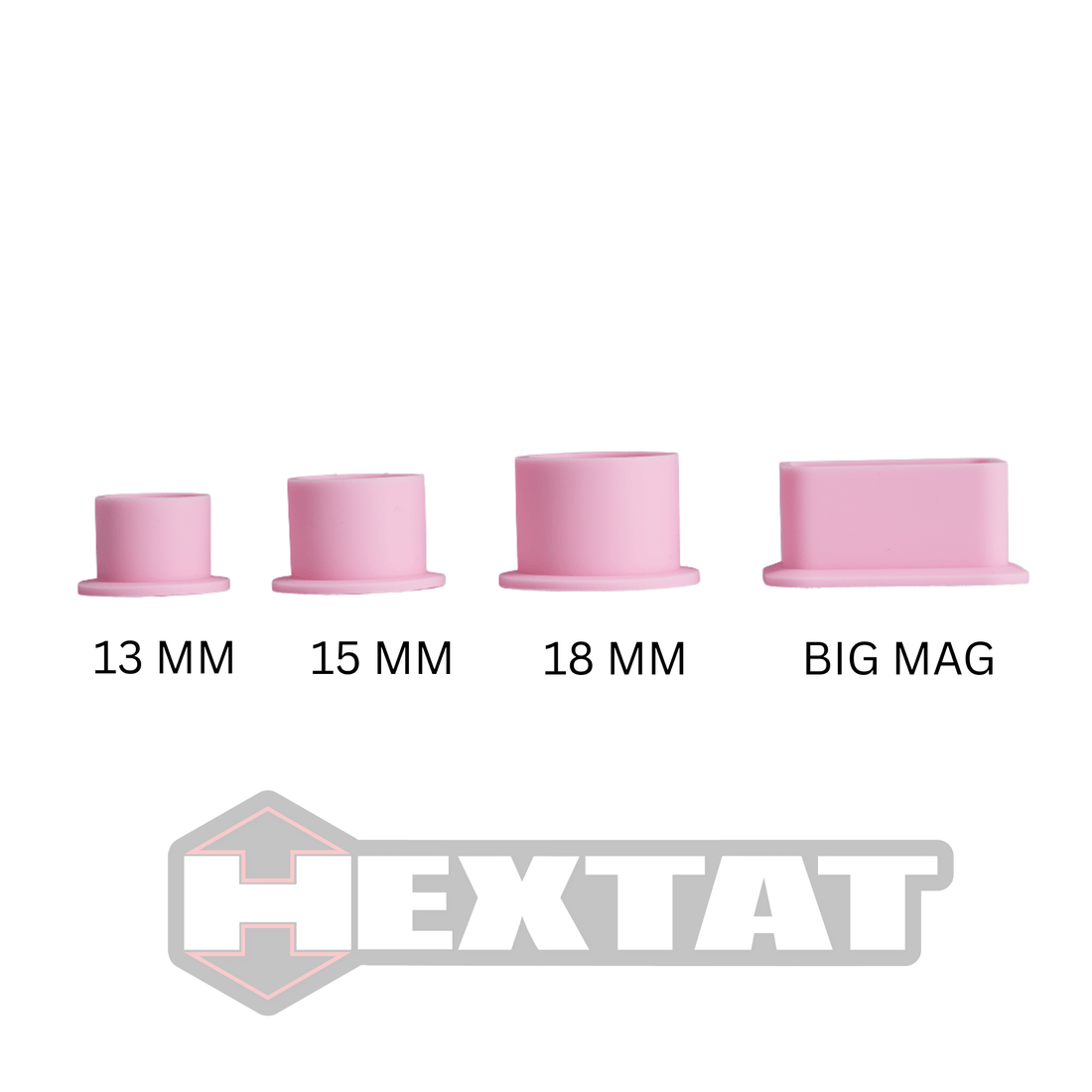 Pink Silicone Tattoo Ink Caps