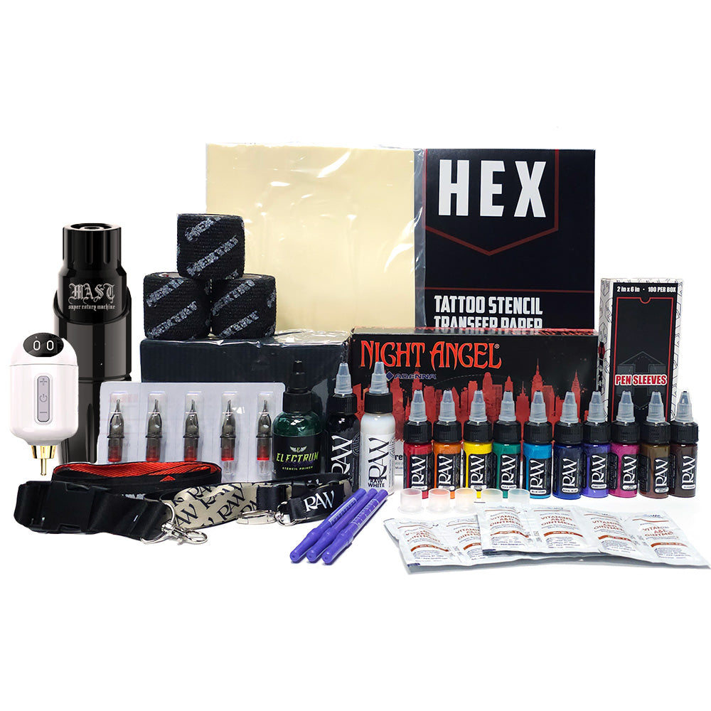 Tier One Premium Tattoo Essentials Color Kit