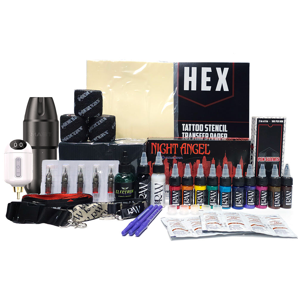 Tier Two Premium Tattoo Essentials Color Kit