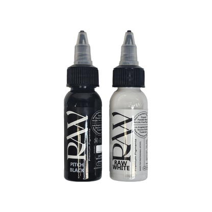 Premium Tattoo Essentials Black and Grey Inks