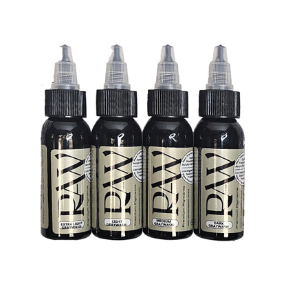 Premium Tattoo Essentials Black and Grey Kit Ink