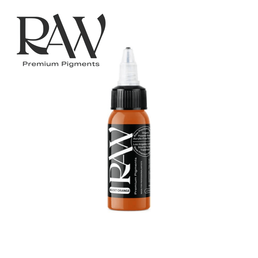 RAW Agent Orange Ink Logo