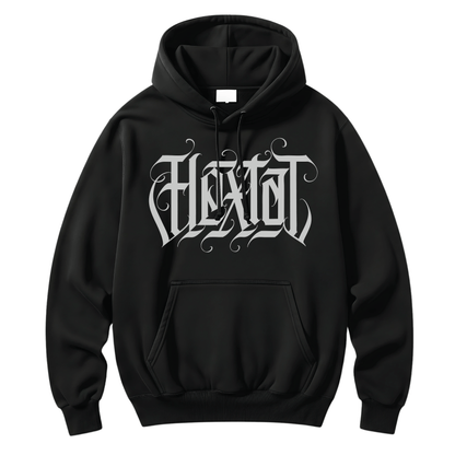 Hextat Hoodie Tattoo Sweatshirt with artwork by Thomas Salcido Front