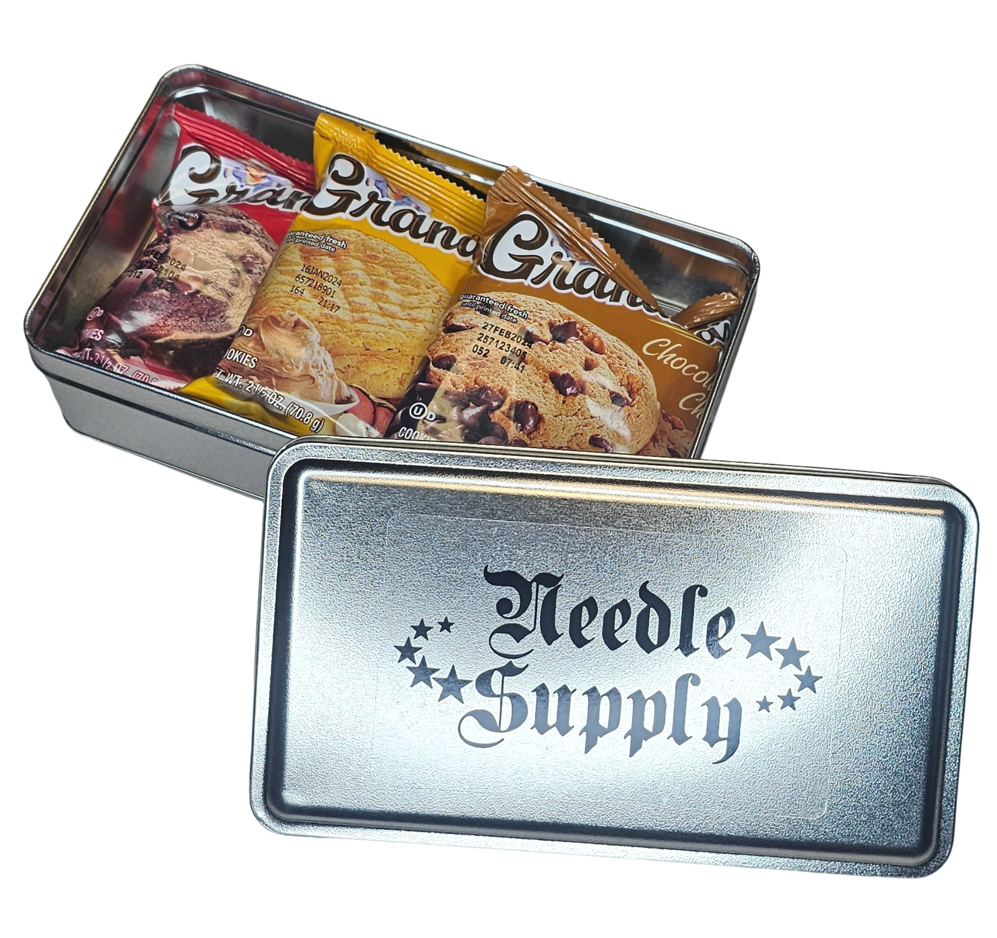 Needle Supply Cookie Tin (6 Cookies)