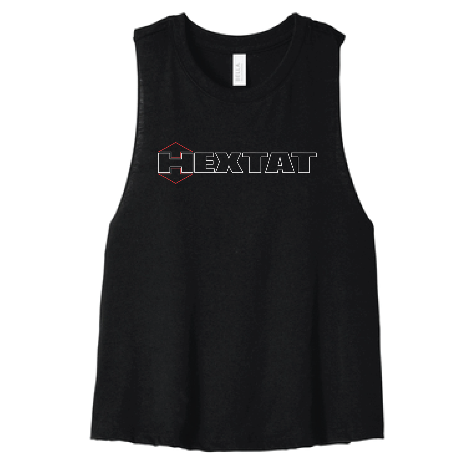 Hextat Logo - Cut-off Cropped Women&