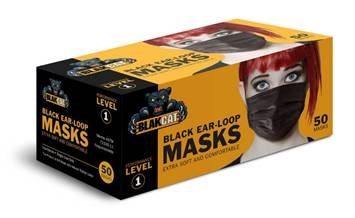Black Face Masks By BlakCat (Box of 50)
