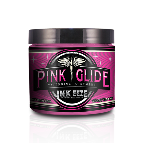 INK-EEZE PINK Glide Tattoo Ointment 6 Ounce