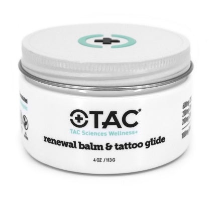 TAC Sciences Bálsamo renovador y deslizamiento para tatuajes (4 oz)