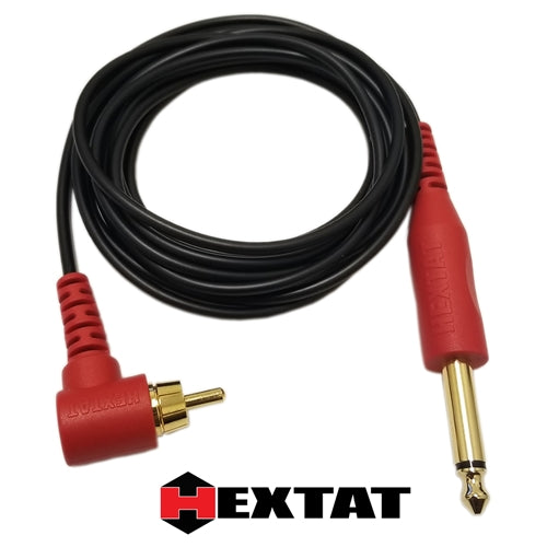 HEXTAT Premium Lightweight RCA Cord (Right Angle)