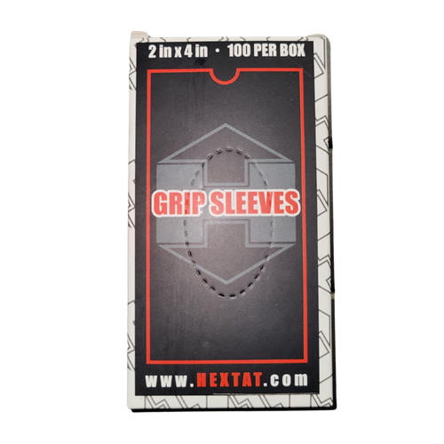 HEXTAT Black Grip Sleeves (Box of 100)