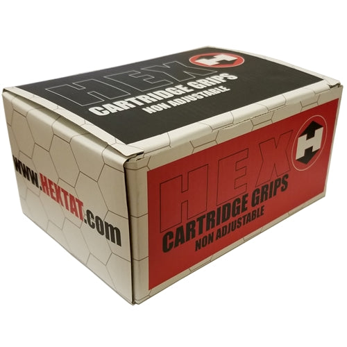 HEXTAT HEX 1.25&quot; Disposable Non-Adjustable Cartridge Grips (Box of 10)