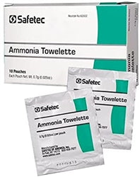 Safetec Toallitas De Amoníaco (Caja De 10)