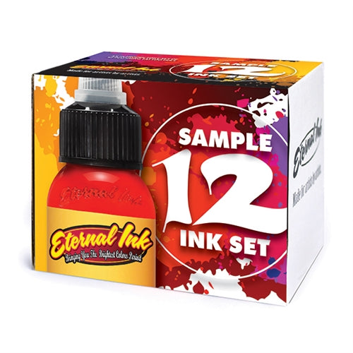 Eternal Ink Tattoo Ink Set of 12 Inks in Motor City, Size: 1 oz Available at TATSoul Tattoo Supply