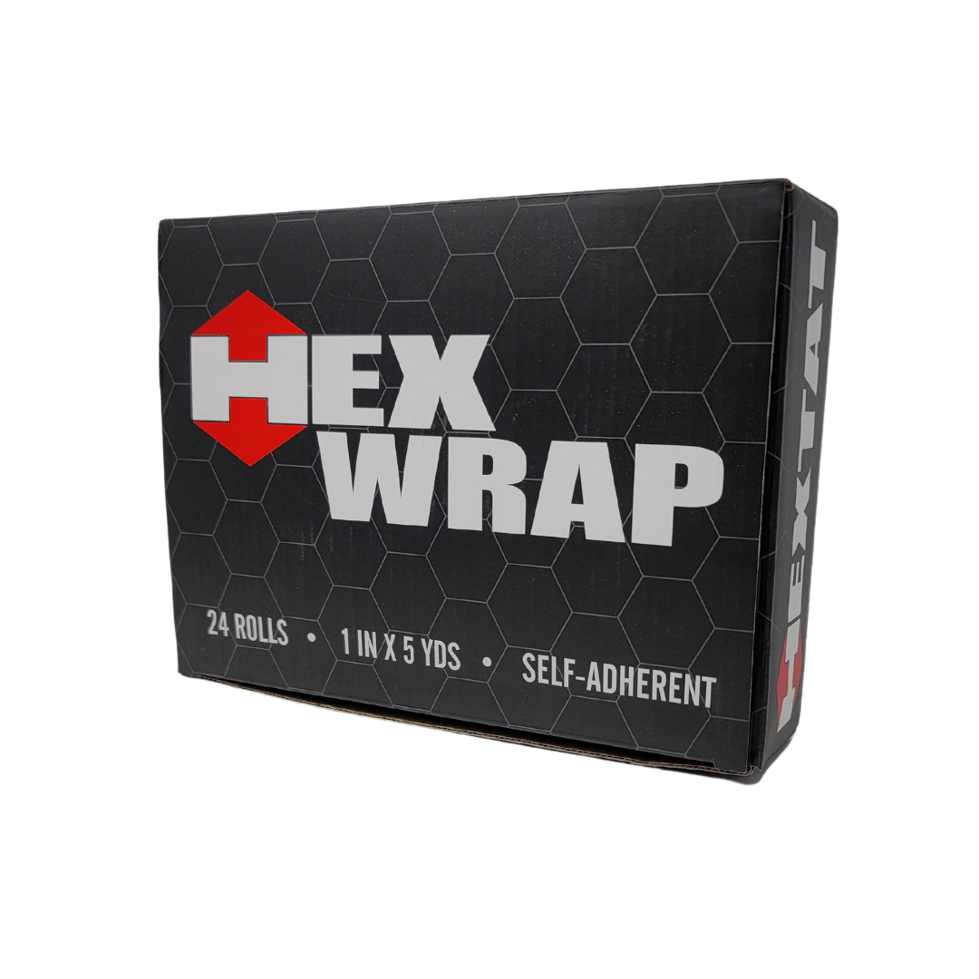 HEXTAT HexWrap Self-Adherent Bandage (1in x 5yd) 24 Rolls