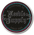 Needle Supply Logo Circle Sticker 3x3"