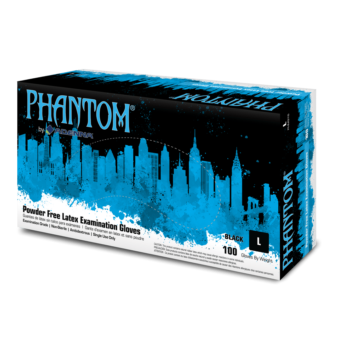Art Noir Phantom Black Latex Gloves