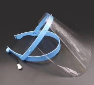 Kit de protector facial reutilizable (1 marco con 10 recambios)