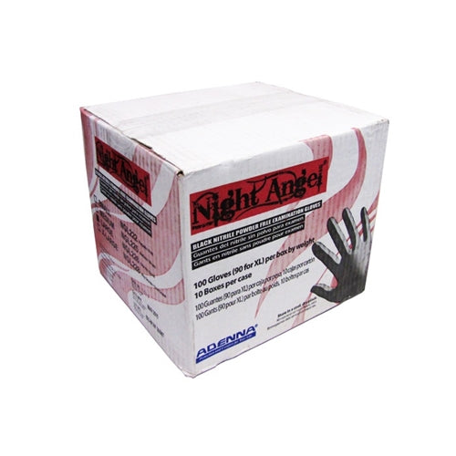Adenna Night Angel Black Nitrile Gloves – Needle Supply