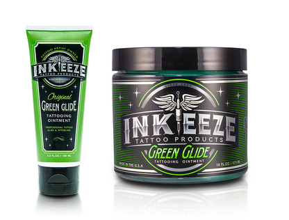 INK-EEZE GREEN Glide Tattoo Ointment