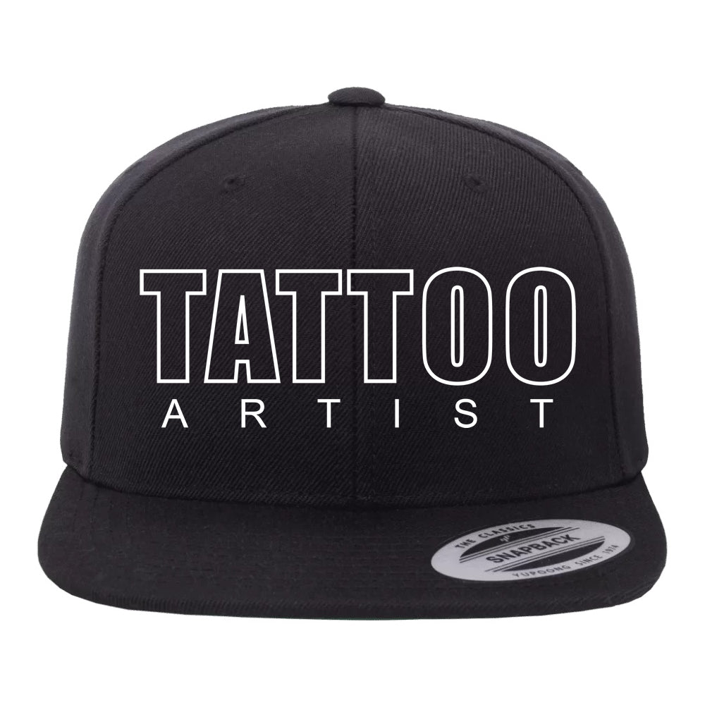 Gorra Snapback negra con tatuador